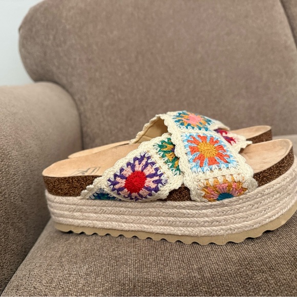 Dirty Laundry Women's Crochet Sandals - Multicolor - Picture 3 of 3